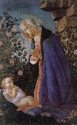 Sandro Botticelli Our Lady of the Son and the sleeping oil painting reproduction